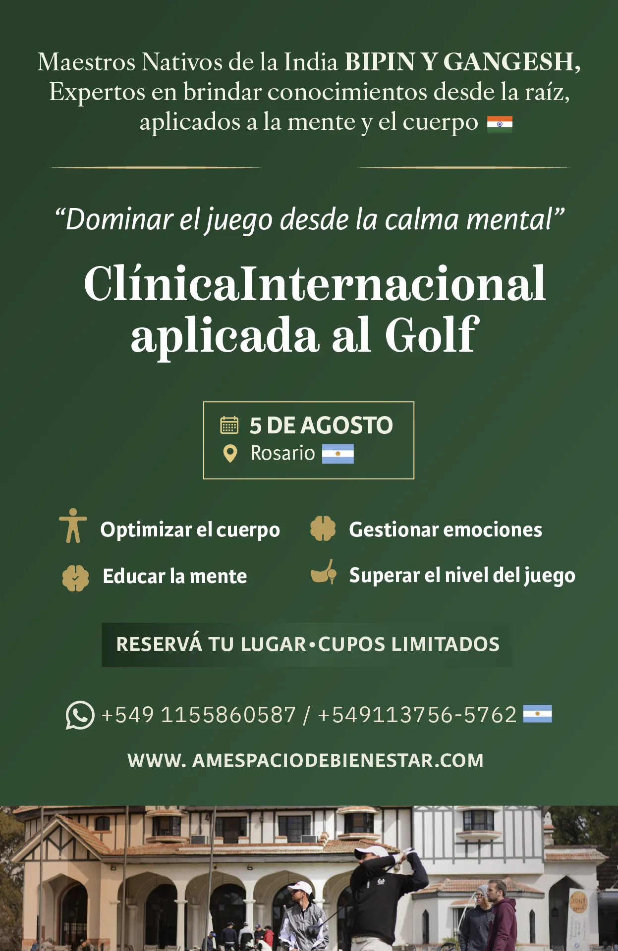 Cl&iacute;nica Internacional Golf Rosario 5 de Agosto 2026